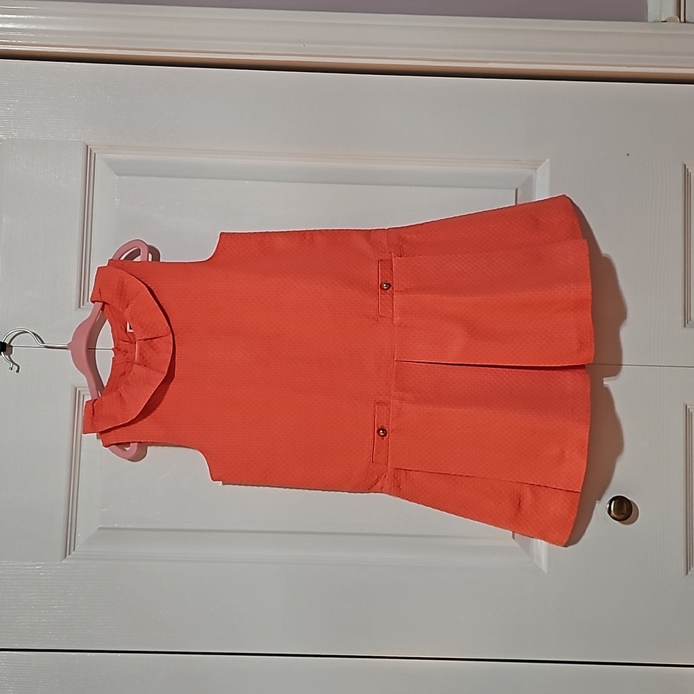 Janie and Jack. Girl Dress, size 6, orange